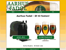 Tablet Screenshot of aarhusfadoel.dk